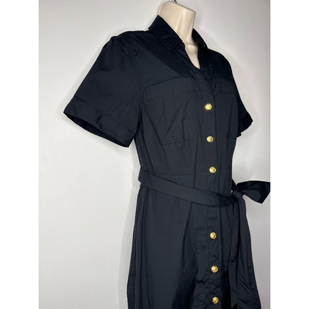 VERONICA BEARD Tabby Midi Dress Black Size 8 - Picture 8 of 13